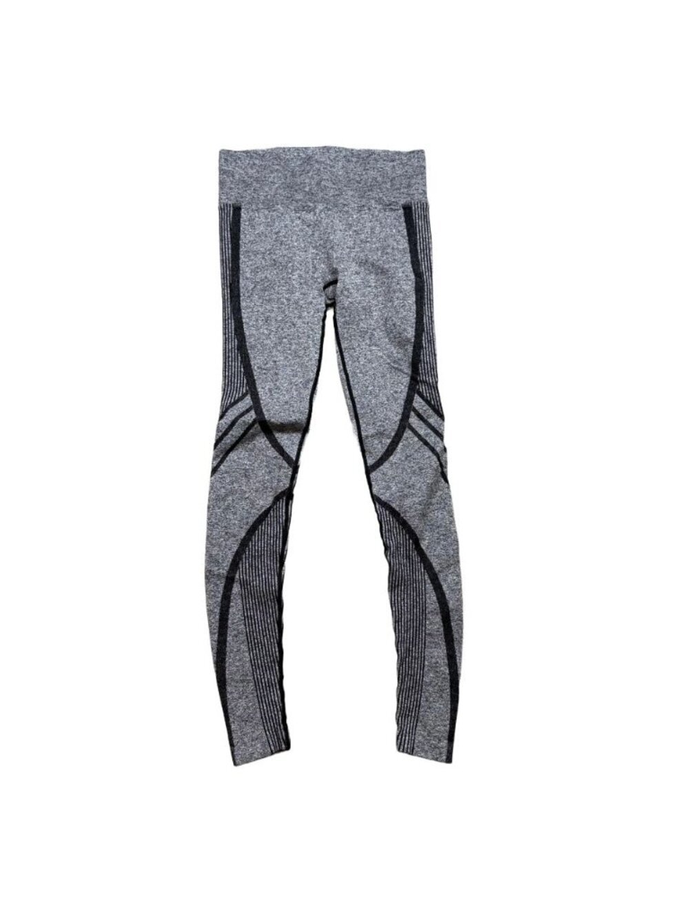 Nils Cathy Baselayer Pant Womens XS/S Gray Black Seamless Ski Leggings USA